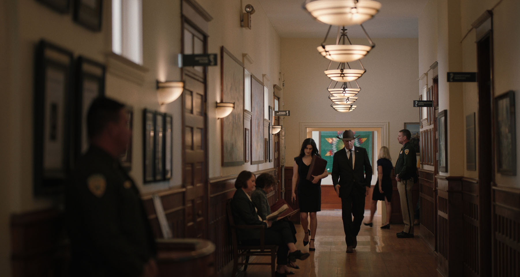 After image of hallway used in Yellowstone scene.