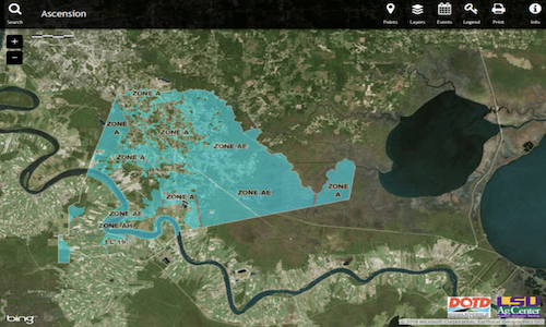 The LSU AgCenter Flood Map Tool