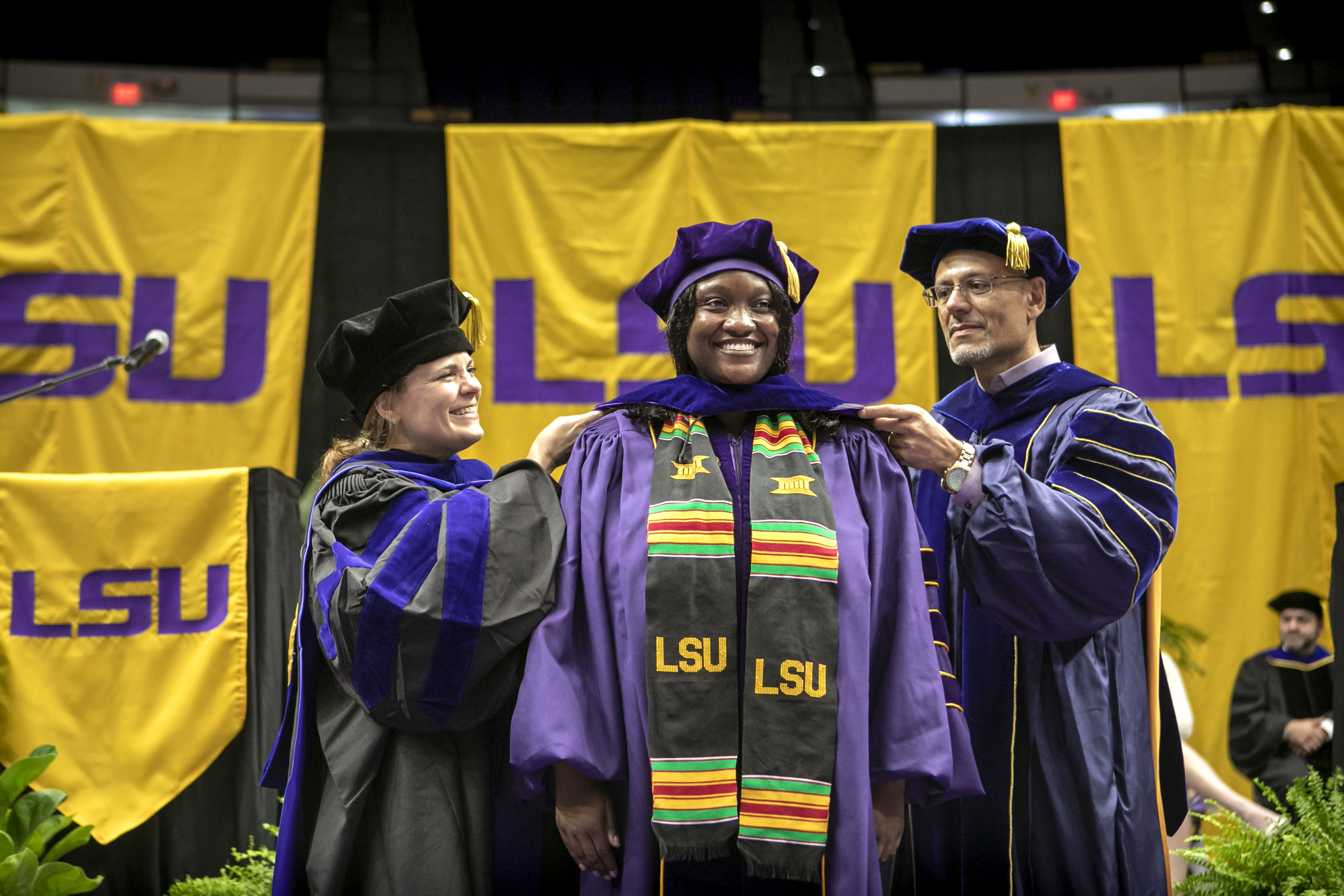 female being hooded