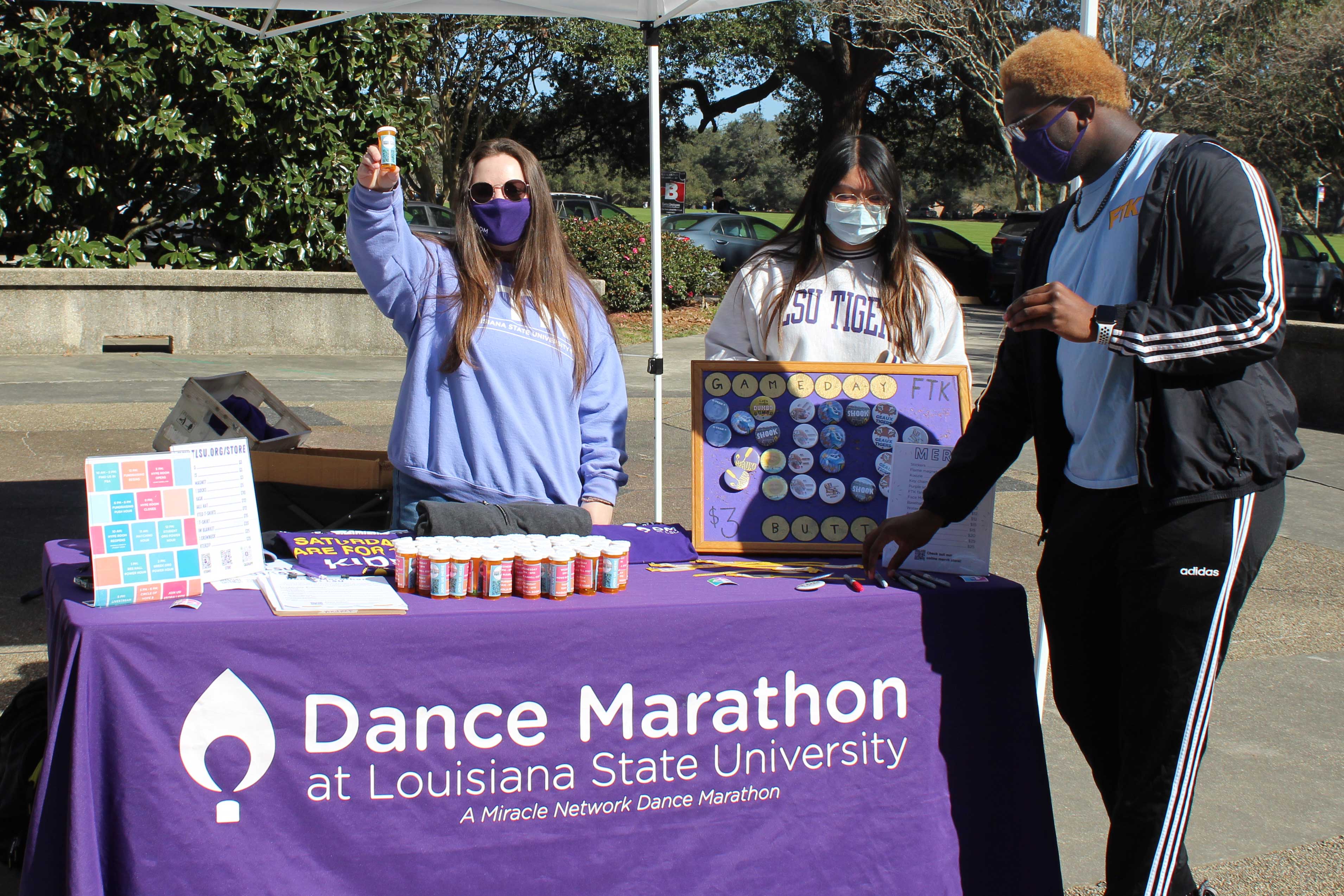 dance marathon tableing event