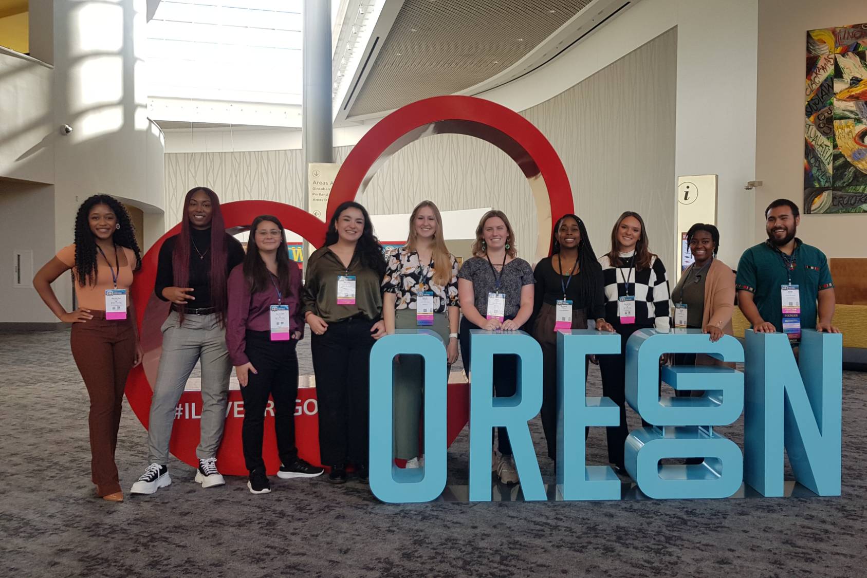 Scholars at the NDiSTEM conference in Portland, OR