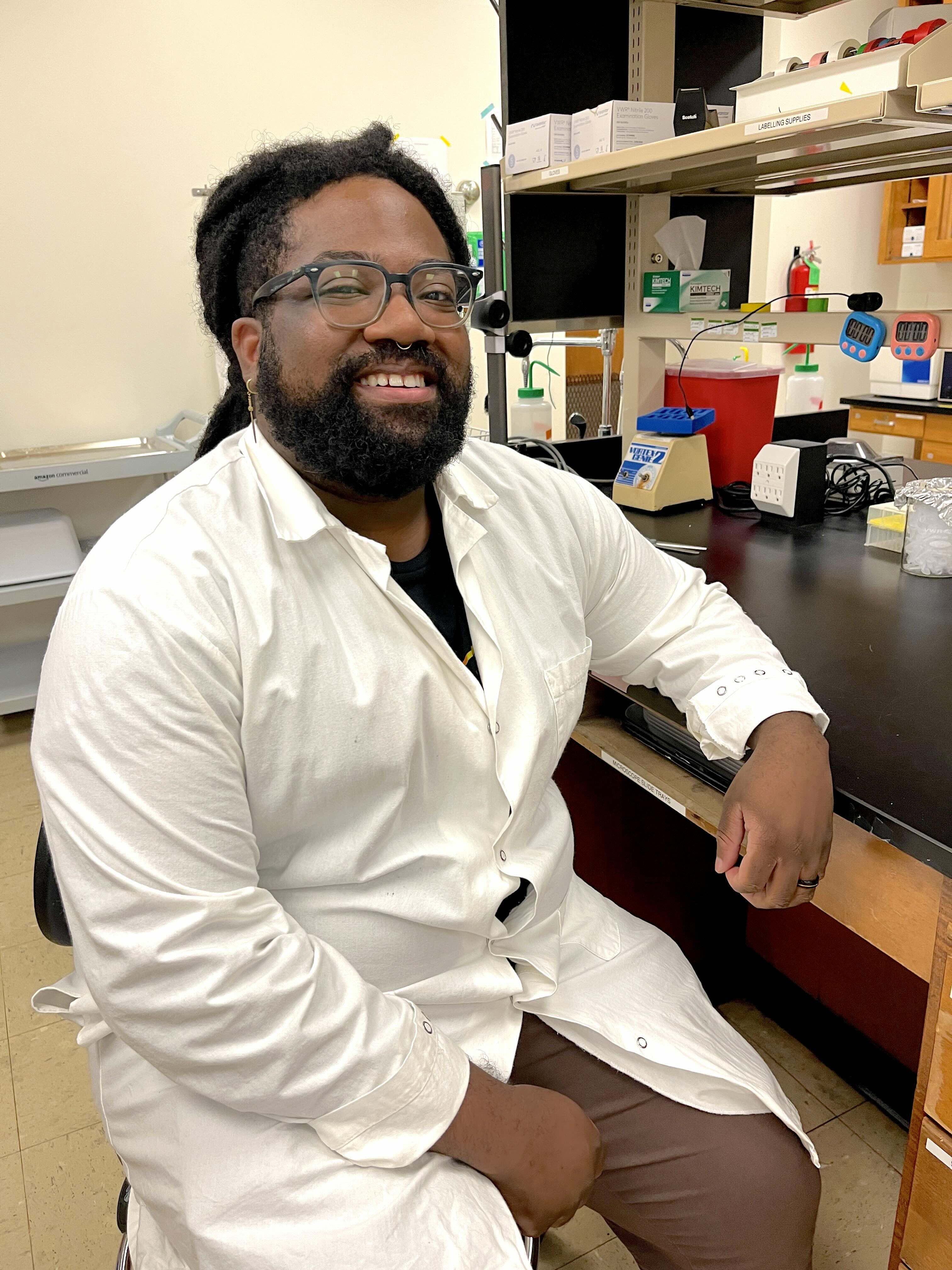 PhD student Marquise Henry